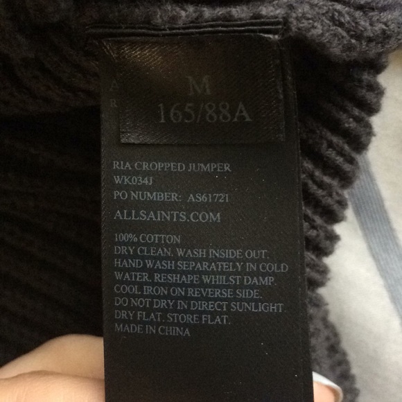 All Saints Ria Cropped Sweater - Picture 5 of 6